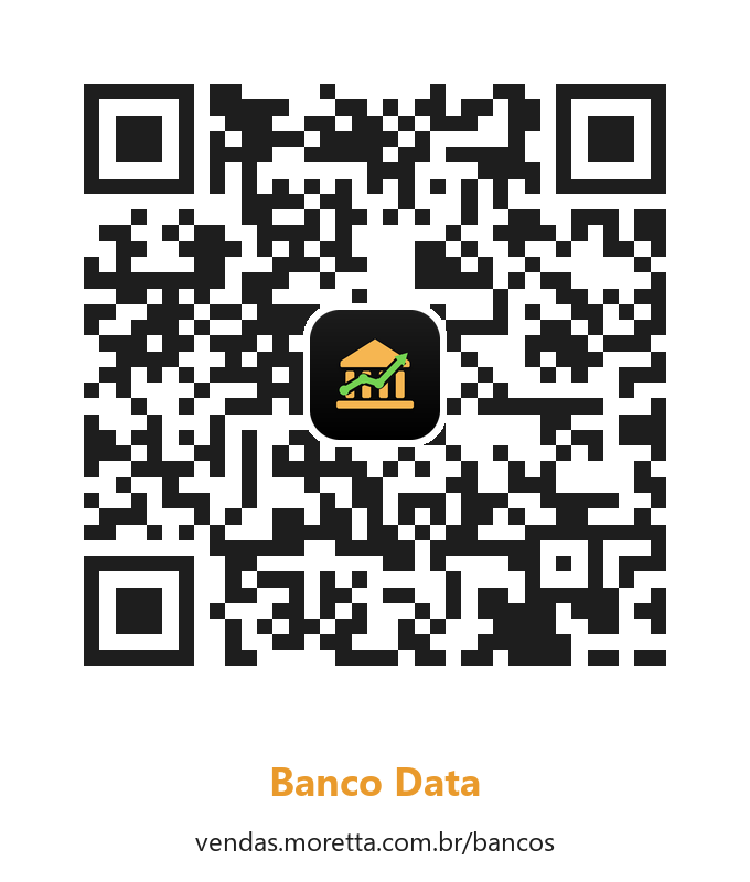 QR code do app Banco Data